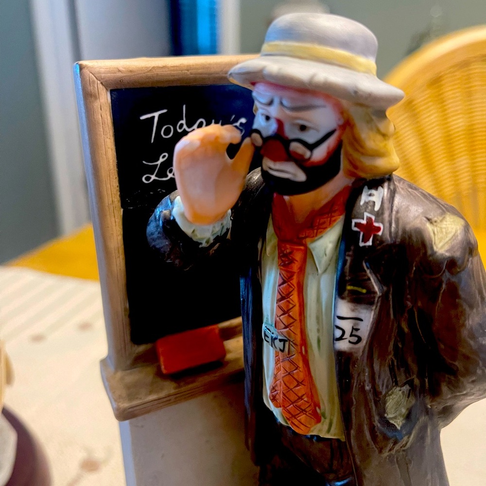 Emmett Kelly Jr-Professionals
by FLAMBRO Teacher on stand.